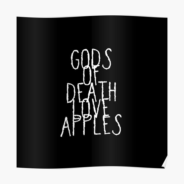 gods of death love apples Poster RB1908 product Offical Death Note Merch