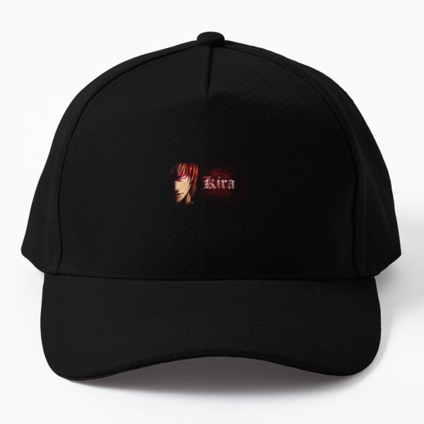 Yagami Light "KIRA" Death Note Sticker Baseball Cap RB1908 product Offical Death Note Merch