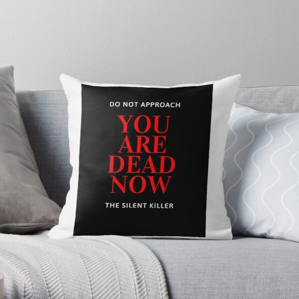 Certain death Throw Pillow RB1908 product Offical Death Note Merch