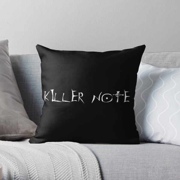 killer note Throw Pillow RB1908 product Offical Death Note Merch