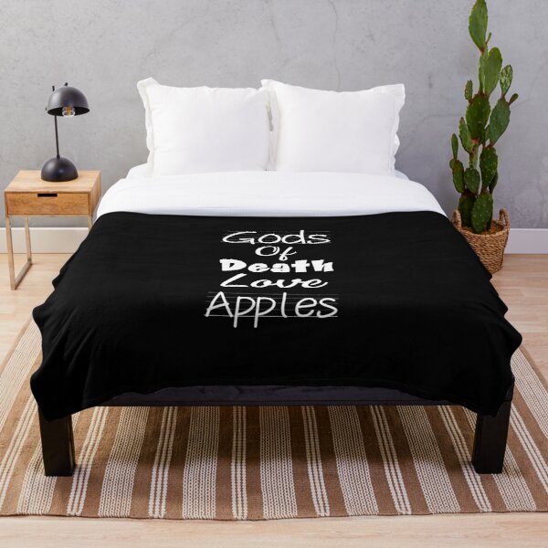 Gods Of Death Love Apples Throw Blanket RB1908 product Offical Death Note Merch