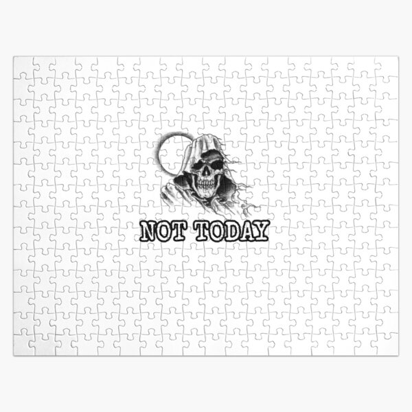not today death tired Jigsaw Puzzle RB1908 product Offical Death Note Merch